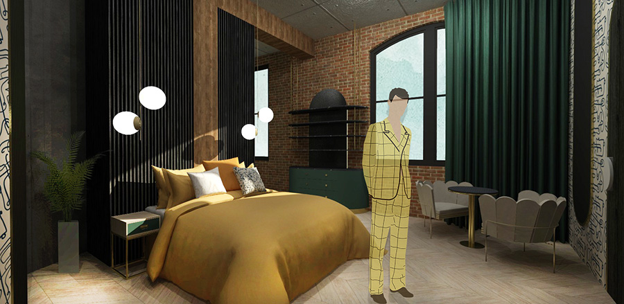 We'd love to stay in this hotel designed by Advanced Diploma students