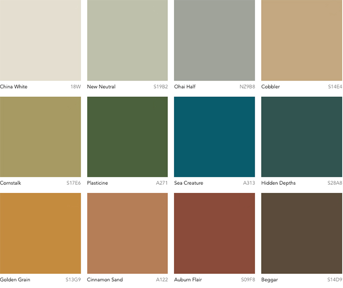 Dulux Colour Forecast 2019 - Repair palette