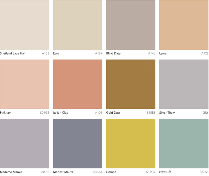 Dulux Colour Forecast 2019 - Wholeself palette