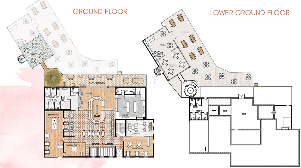 Hospitality project by Sydney Design School international student Emily Meehan