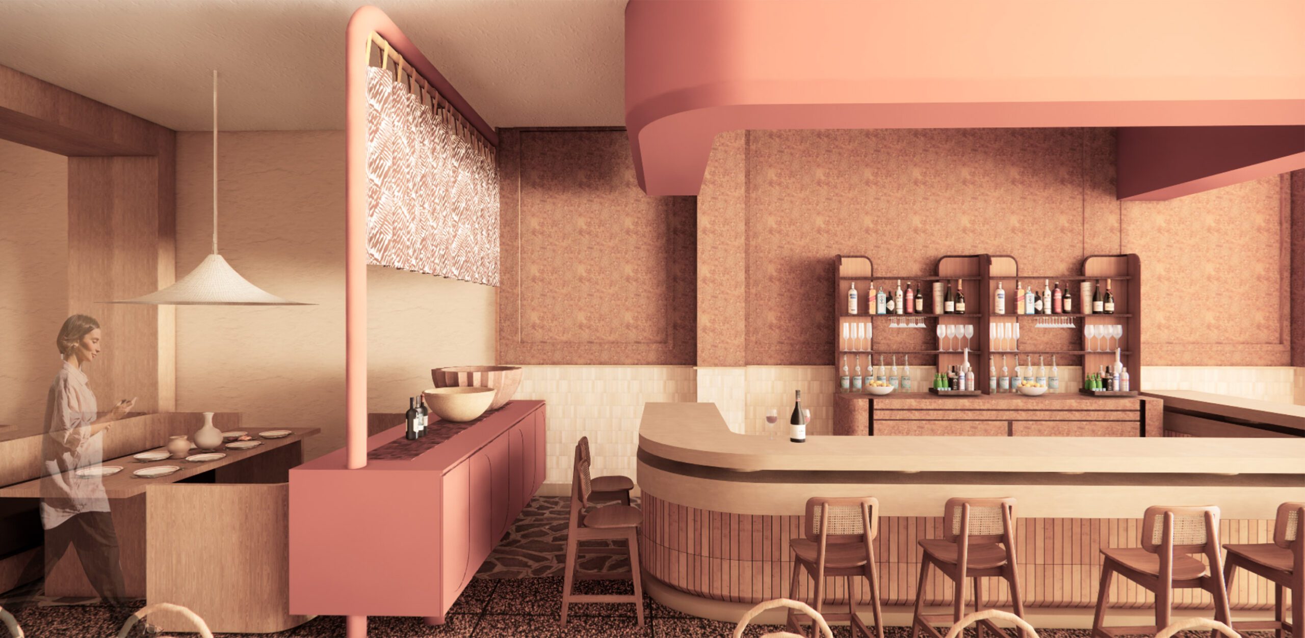 Rebecca Leijer Diploma of Interior Design virtual studio - hospitality project